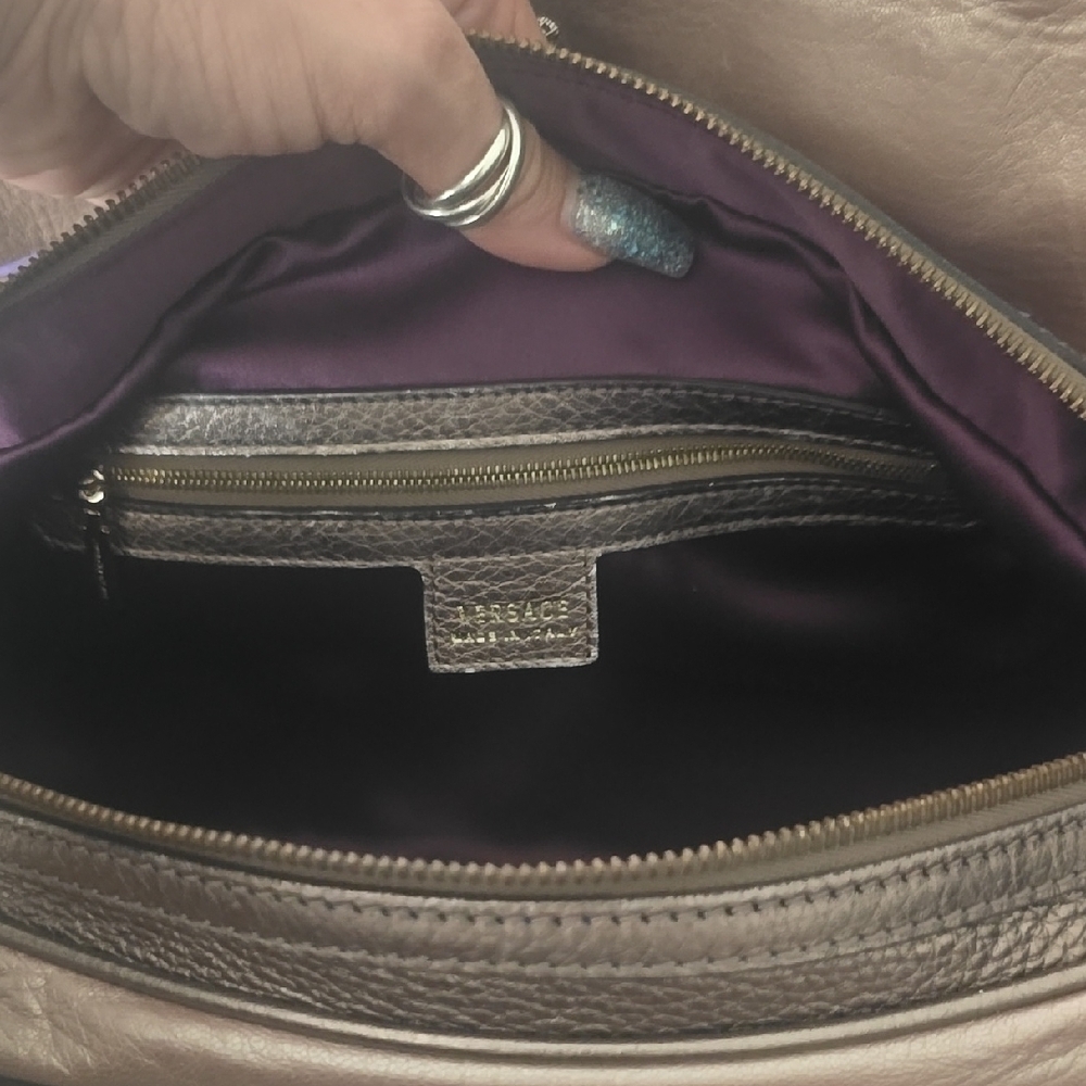 Versace Bronze and Gold Handbag - Picture 6 of 15